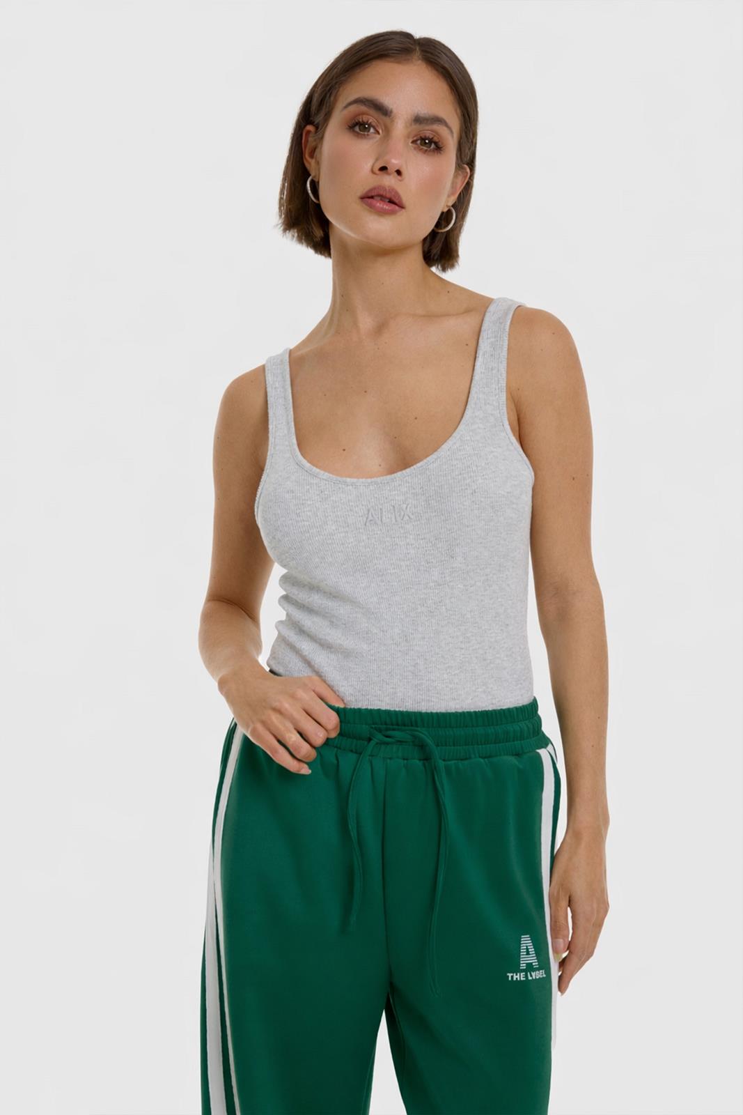 ladies knitted rib tanktop
