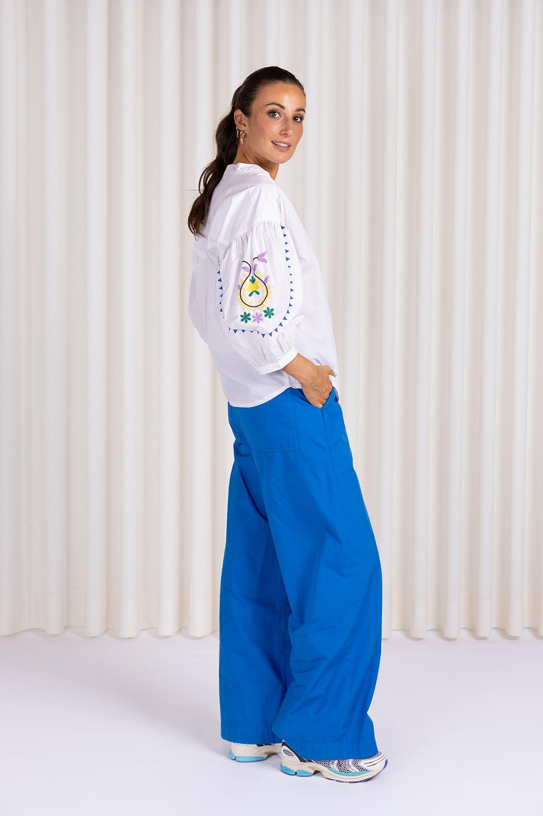 BROEK UNI BLAUW