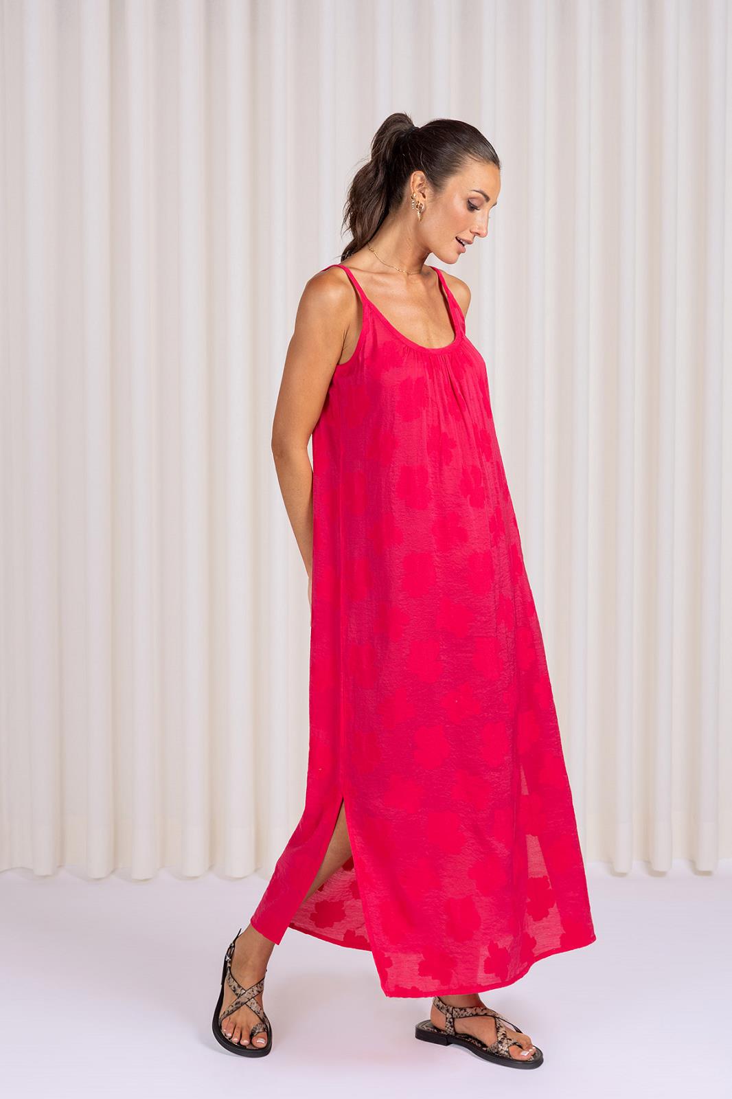 JURK ZM LANG PRINT FRAMBOISE