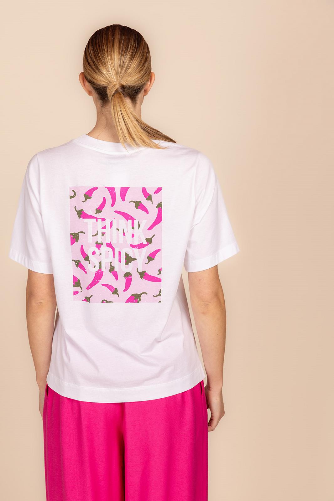 T-SHIRT KM WIT