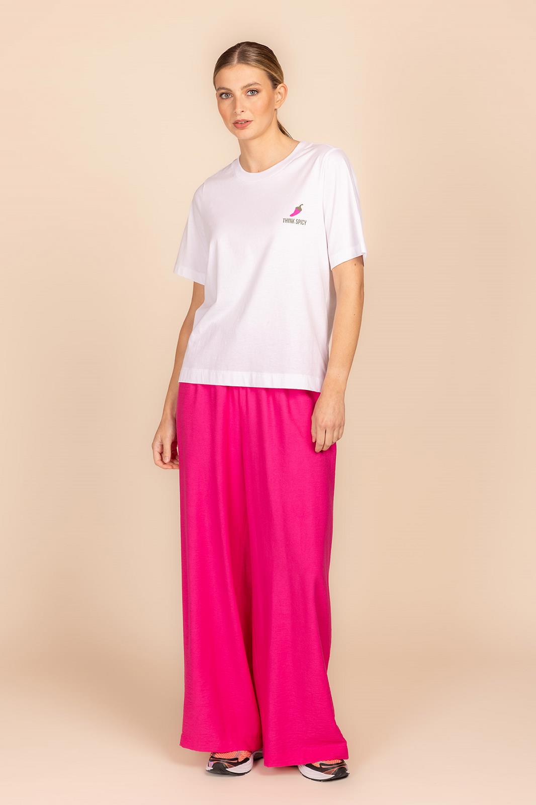 T-SHIRT KM WIT