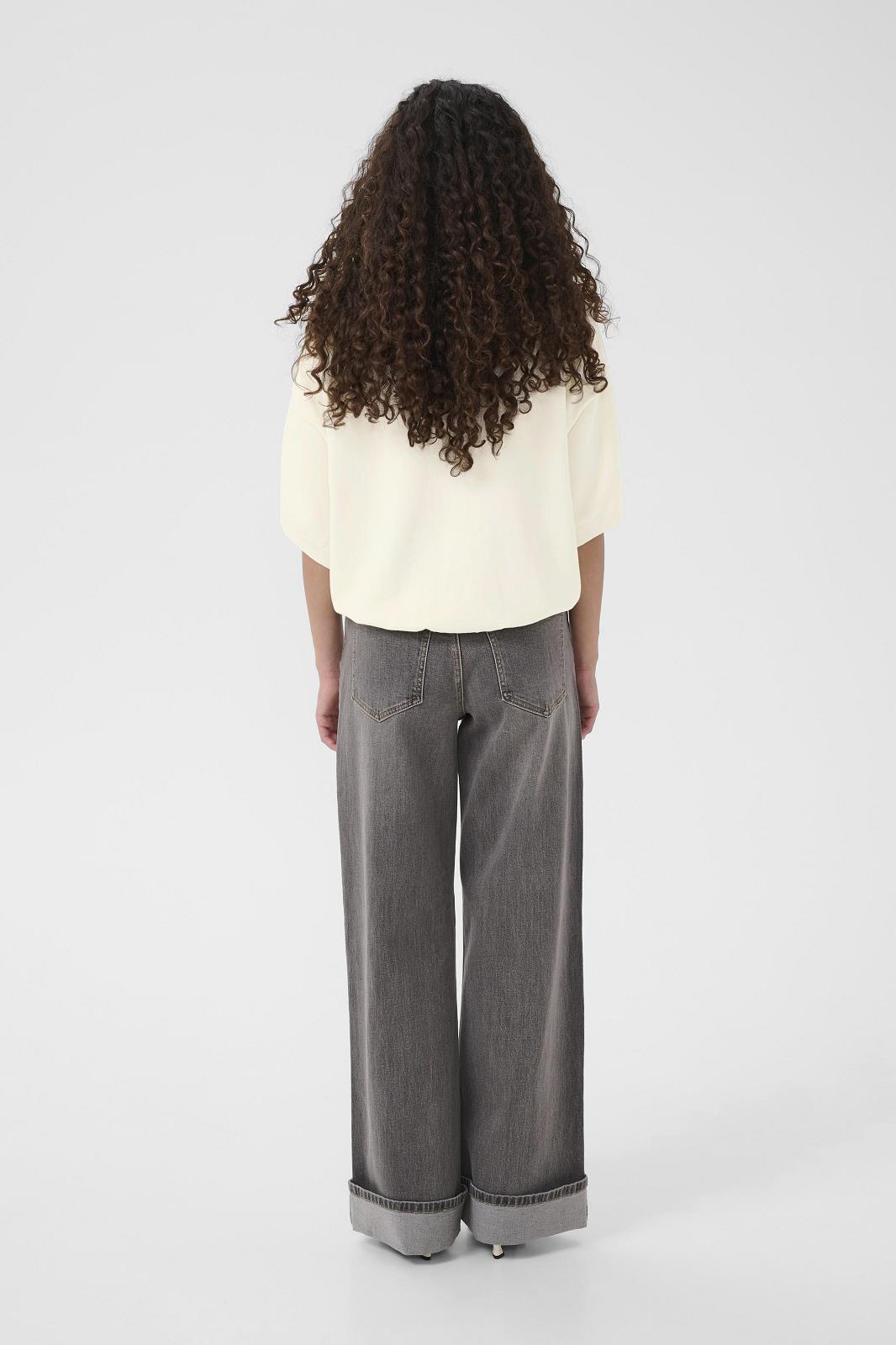 Knit Pullover Knitted White