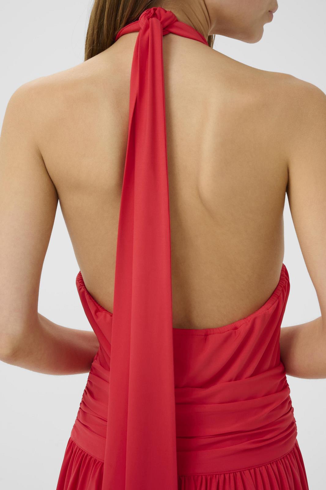 Dress-jersey Knitted Red