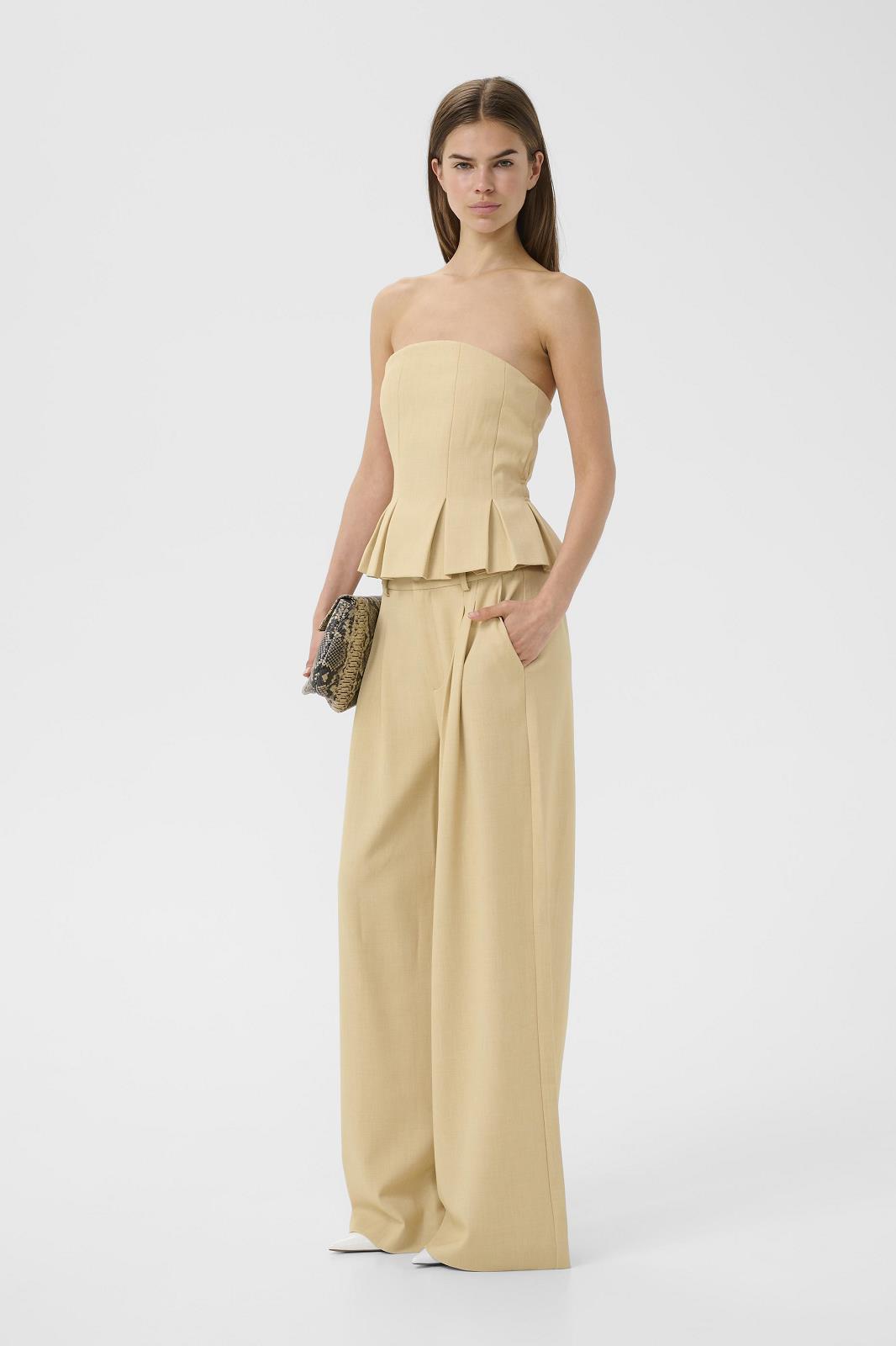 Corsage Woven Yellow