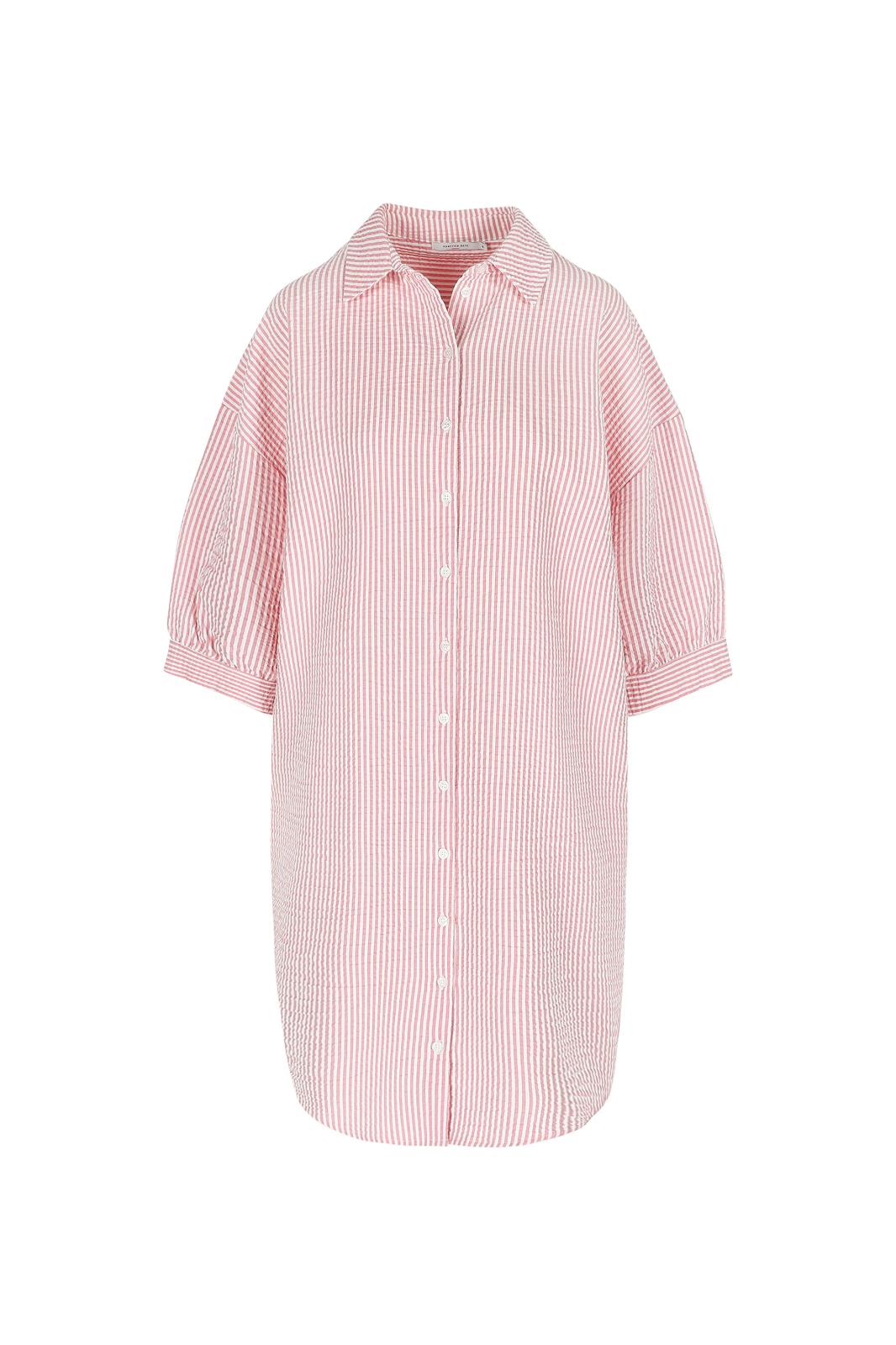 STRIPED SHIRT DRESS  blossom