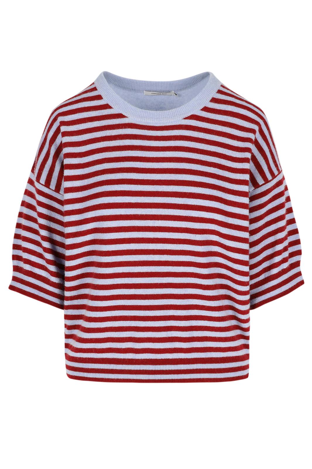 STRIPED PULL SHORT SLEEVES  blossom