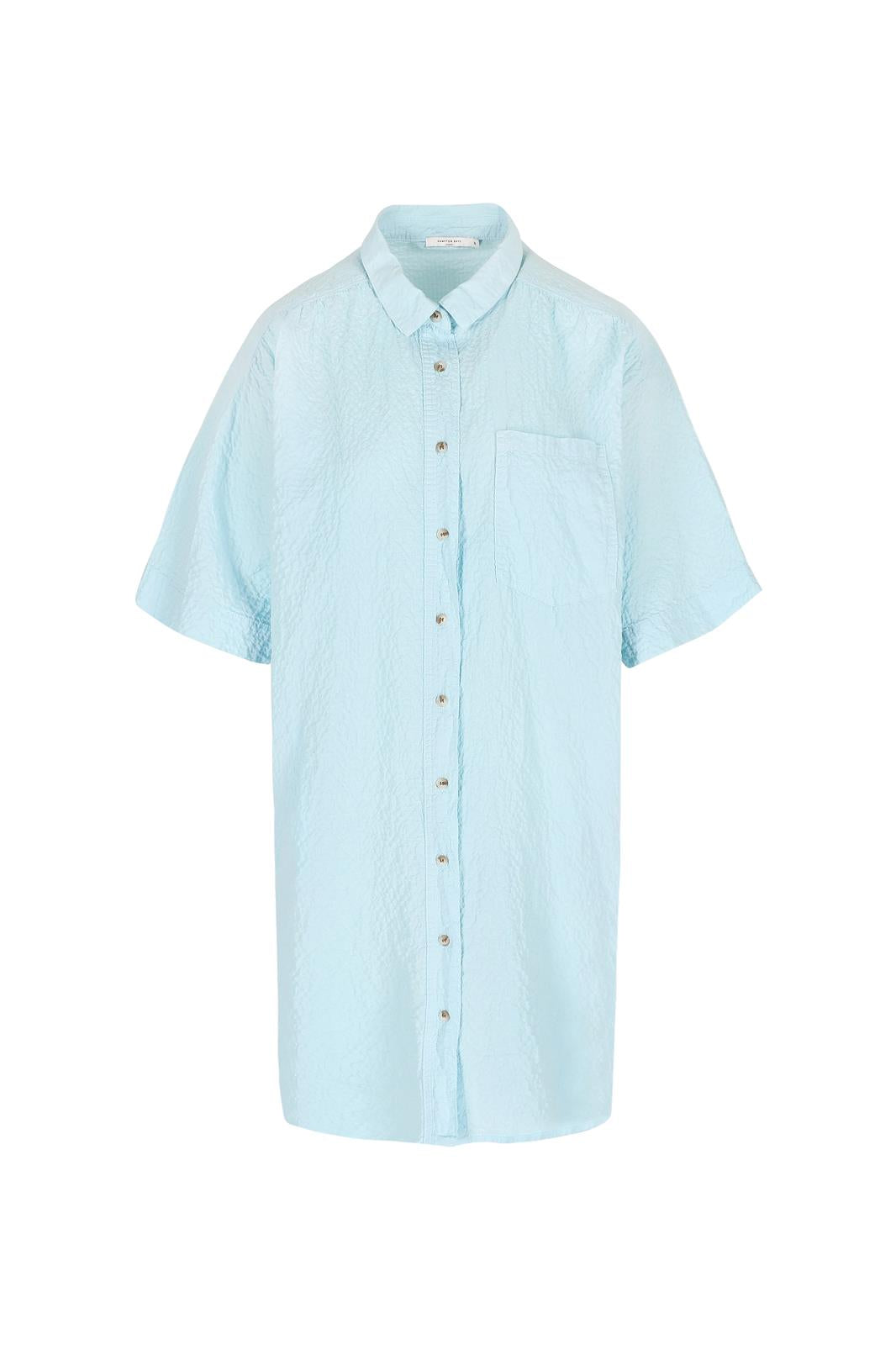 DRESS SHIRT PASTEL  aqua-marine