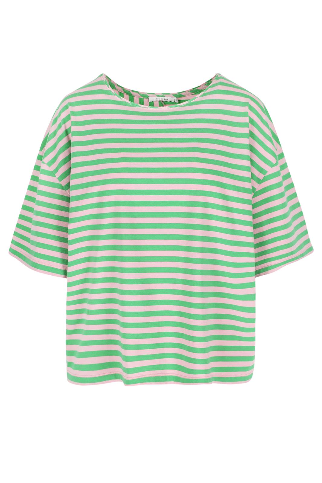 STRIPED T-SHIRT  spring-bud