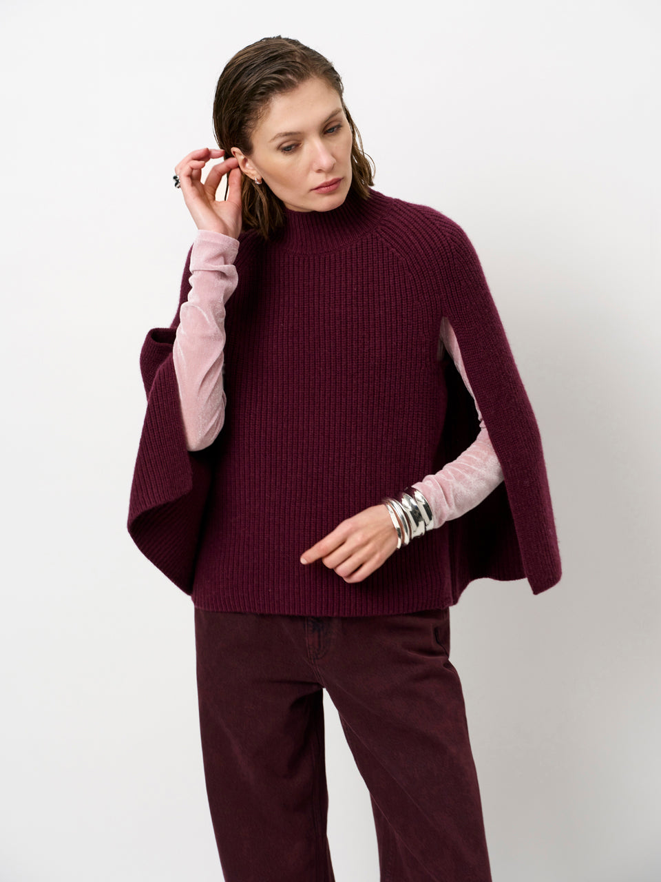 PULL LS-OTHER-UNI-AUBERGINE
