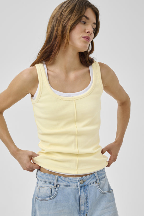 Jersey Sleeveless Yellow