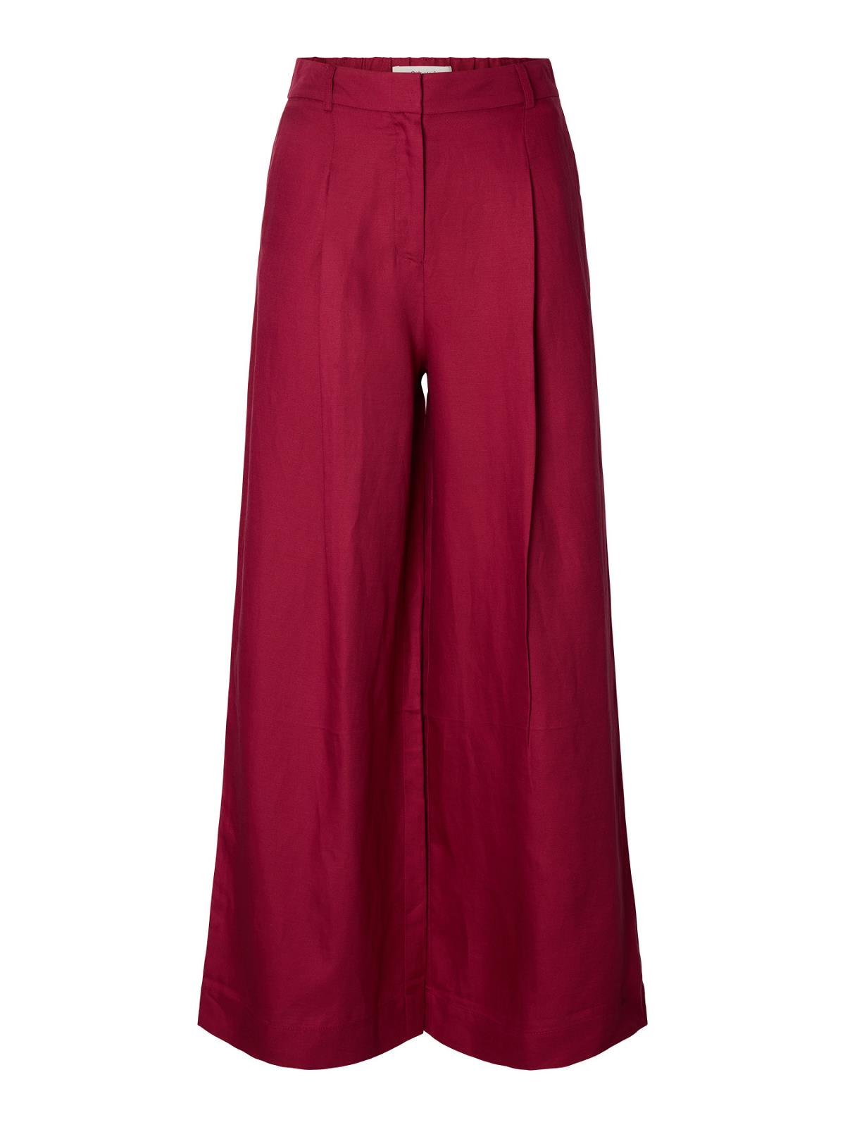 Trousers Wide Leg Fit Purple