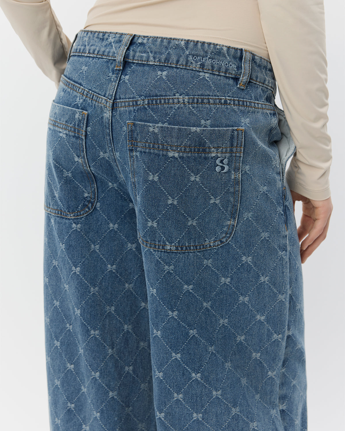 Jeans met print