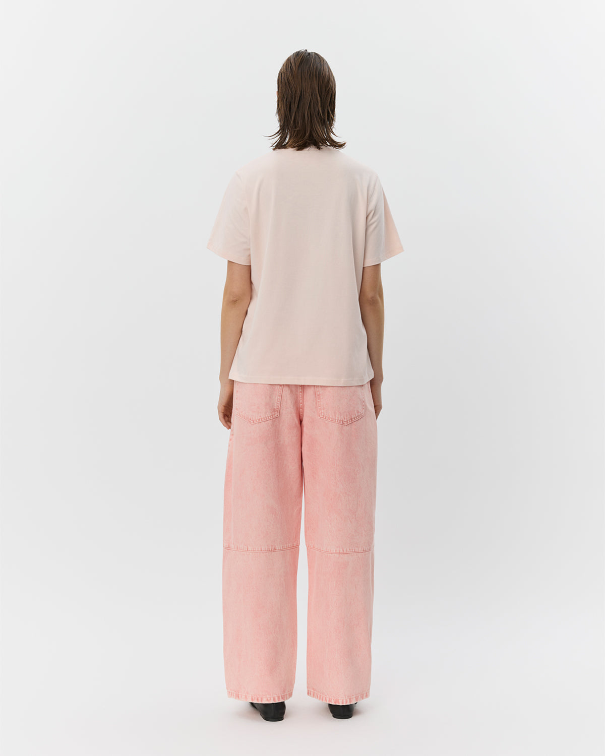 Jeans uni roze