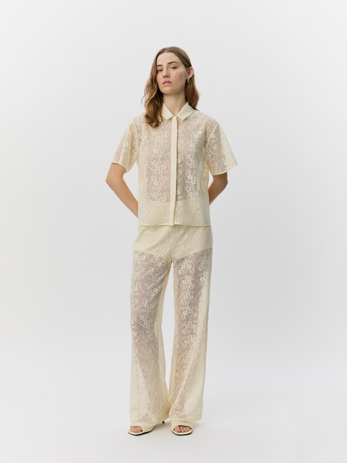 BROEK KANT L BEIGE