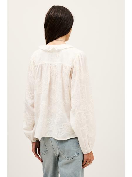 BLOUSE UNI ECRU