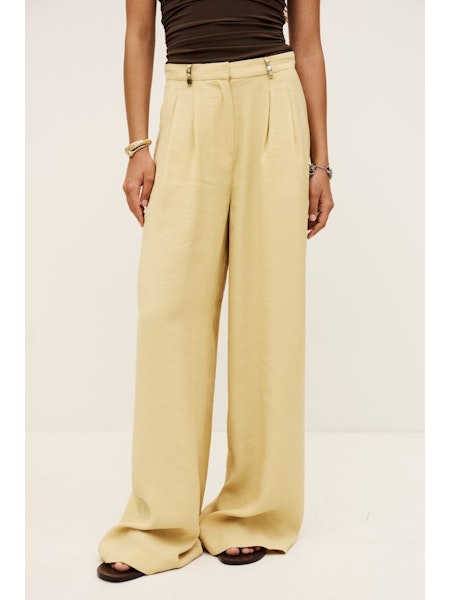 BROEK UNI GEEL