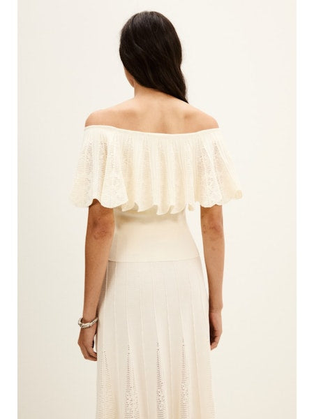 PULL BUSTIER ECRU