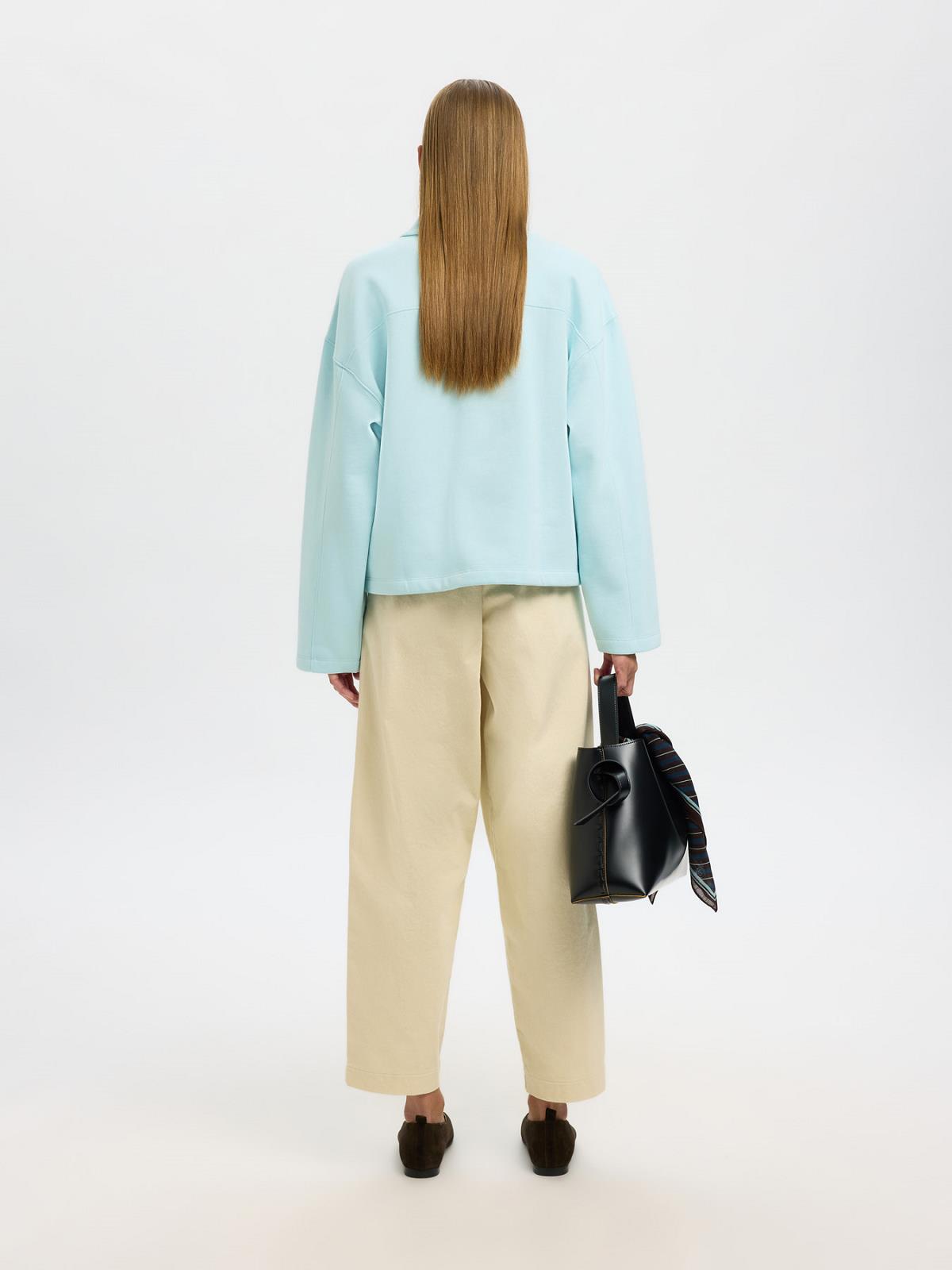 Sweatshirt Box Fit Blue