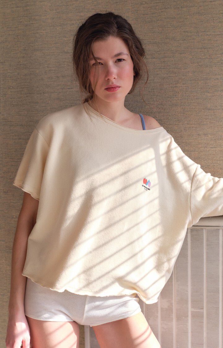 T-SHIRT KM OVERSIZE ECRU