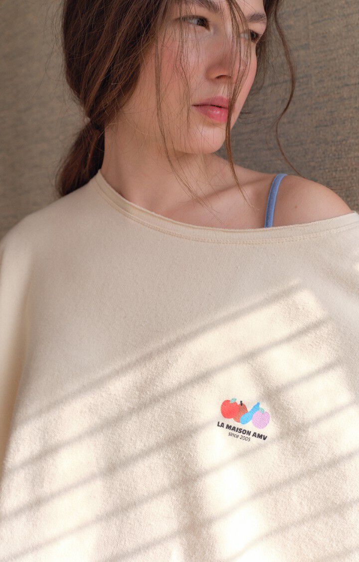 T-SHIRT KM OVERSIZE ECRU