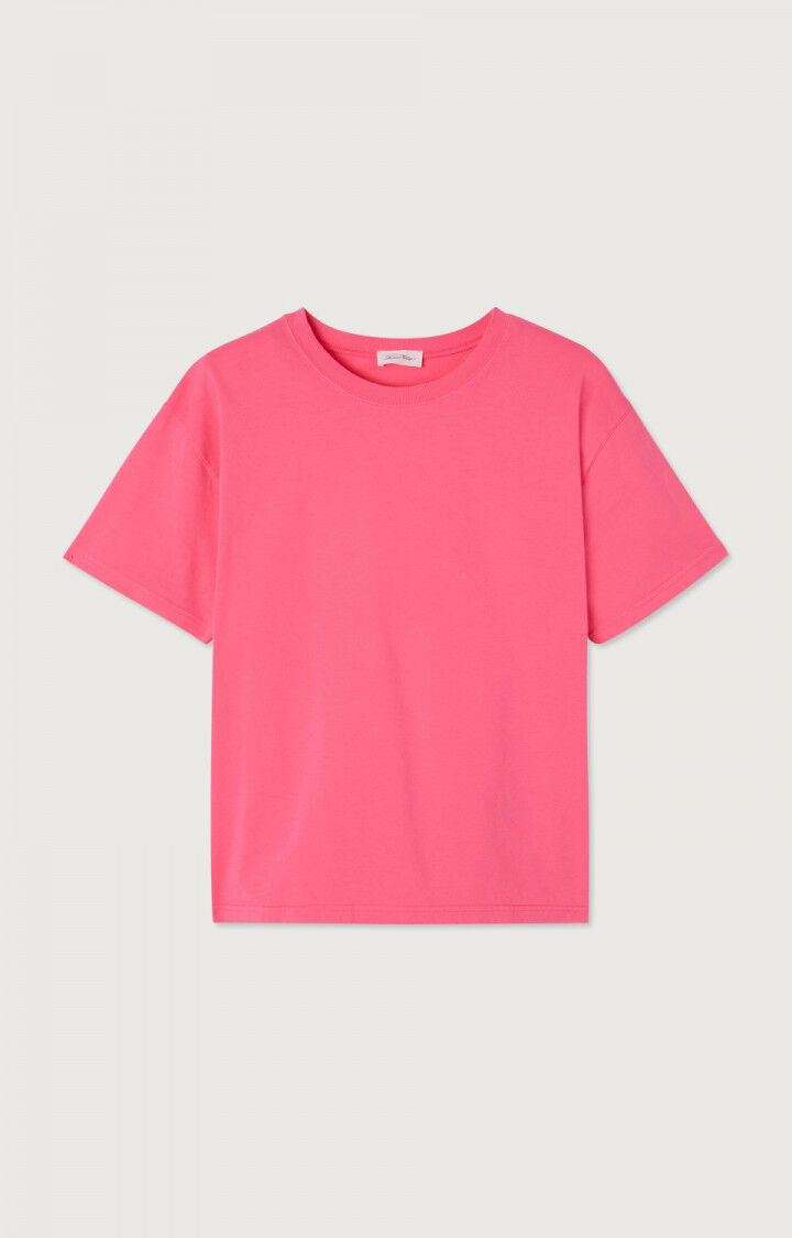 T-SHIRT KM RH UNI FLUO ROZE