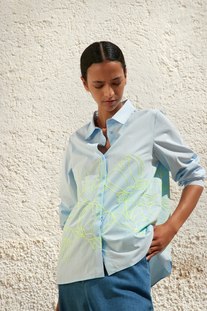 BLAUWE UNI+APPLI BLAUW