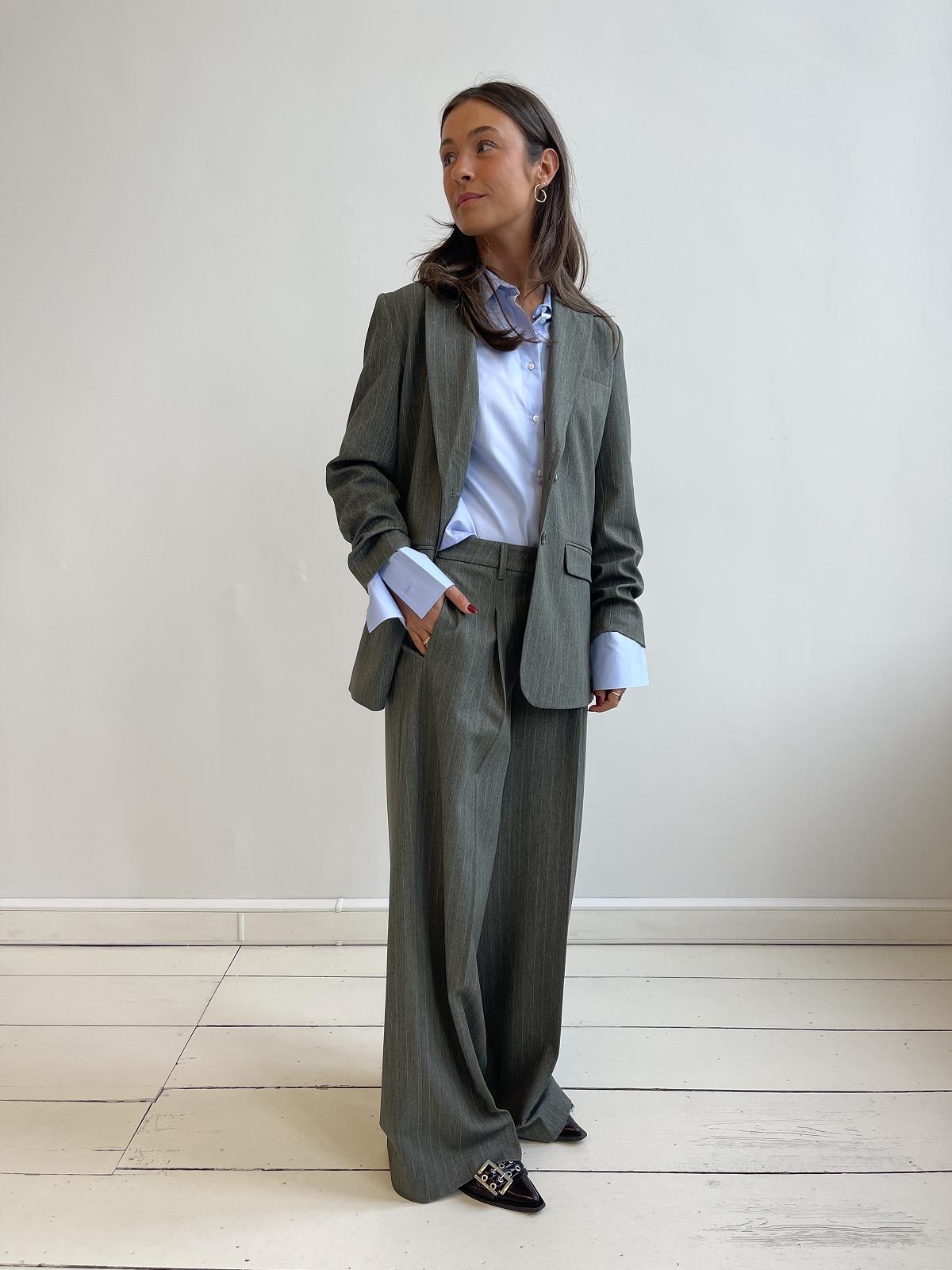 BLAIZER-*-STRIPE-GREEN