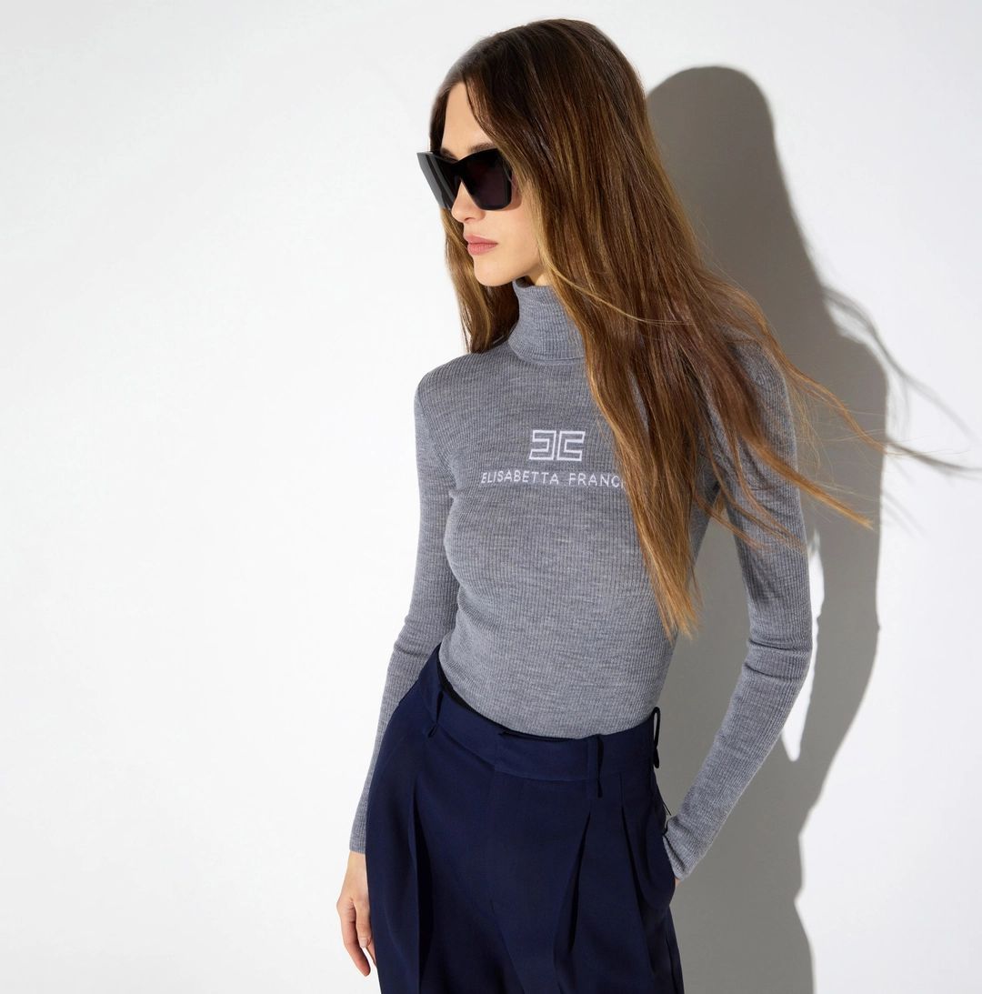 PULL LM RH UNI GRIJS