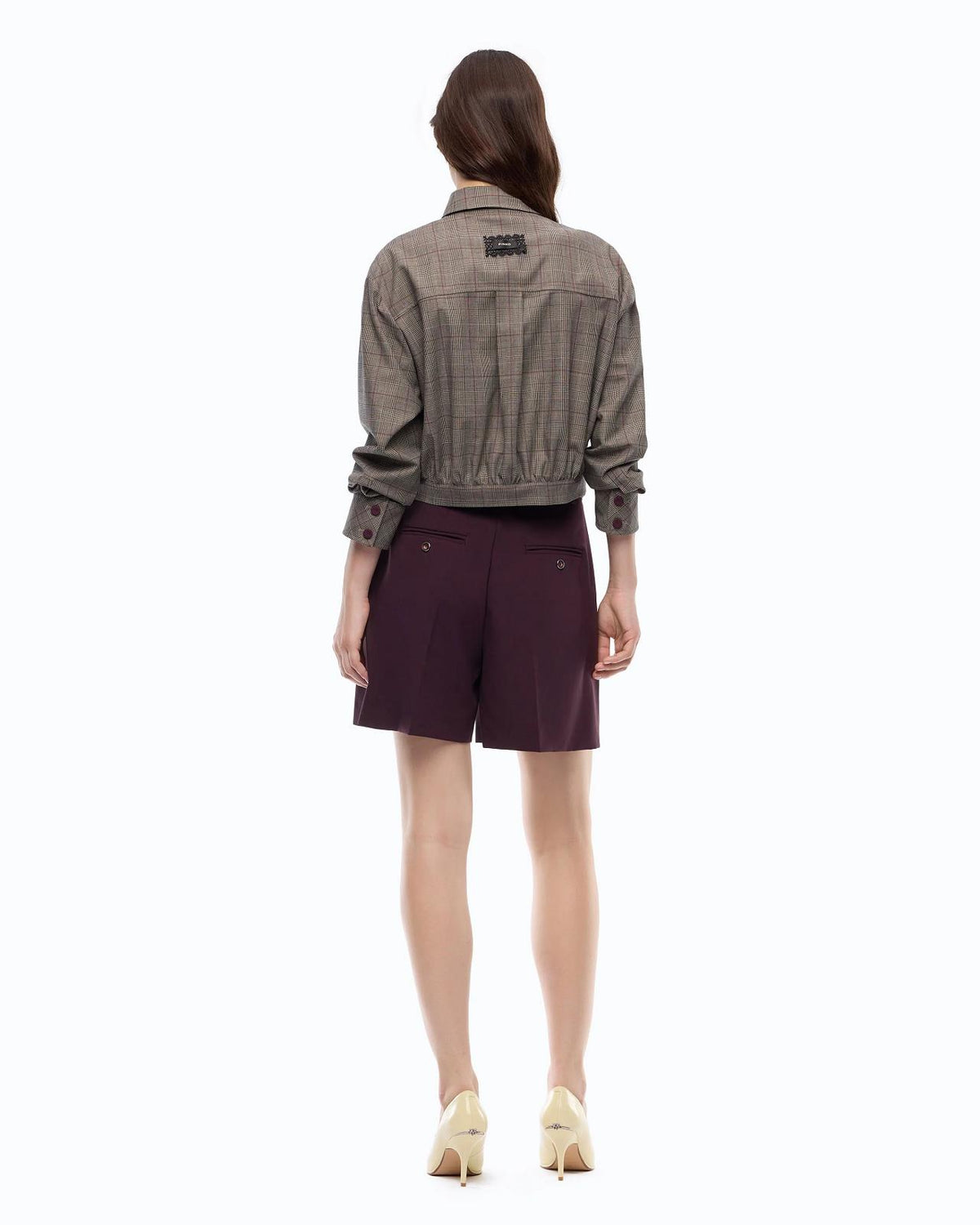 VEST RUIT BEIGE
