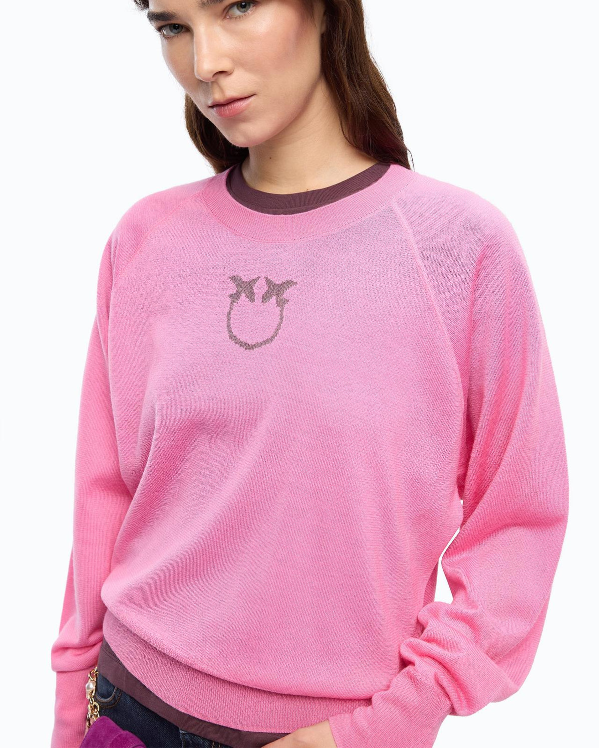 PULL LM UNI ROZE
