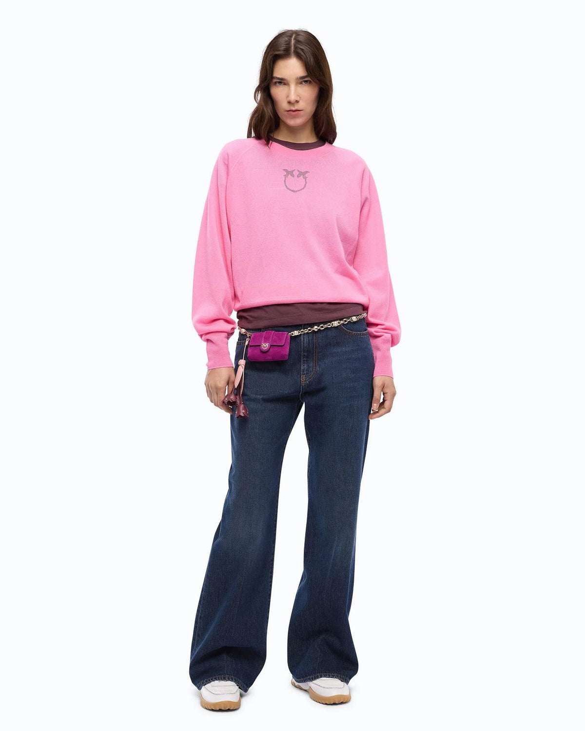 PULL LM UNI ROZE
