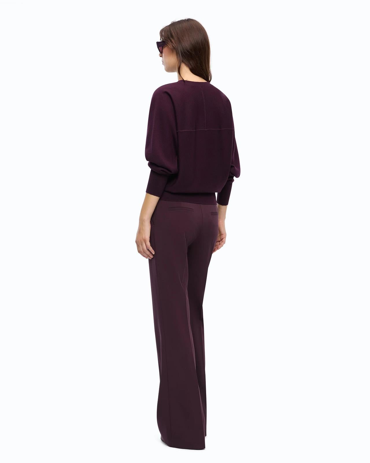 PULL LM UNI AUBERGINE