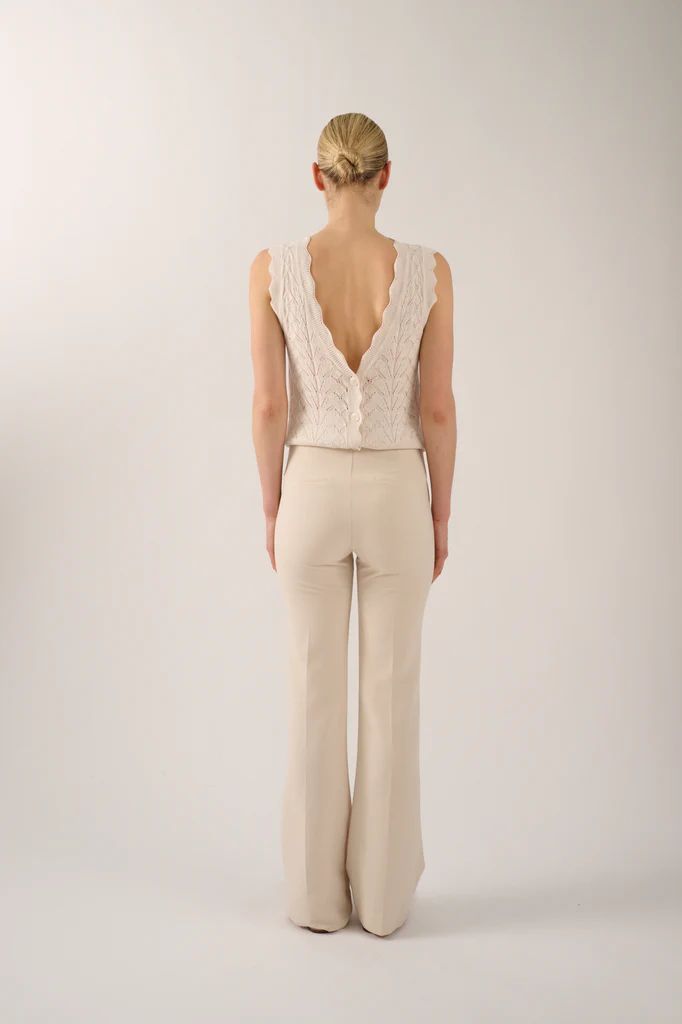 BROEK UNI ECRU