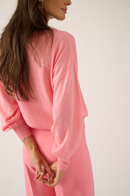 PULL LM BH UNI ROZE