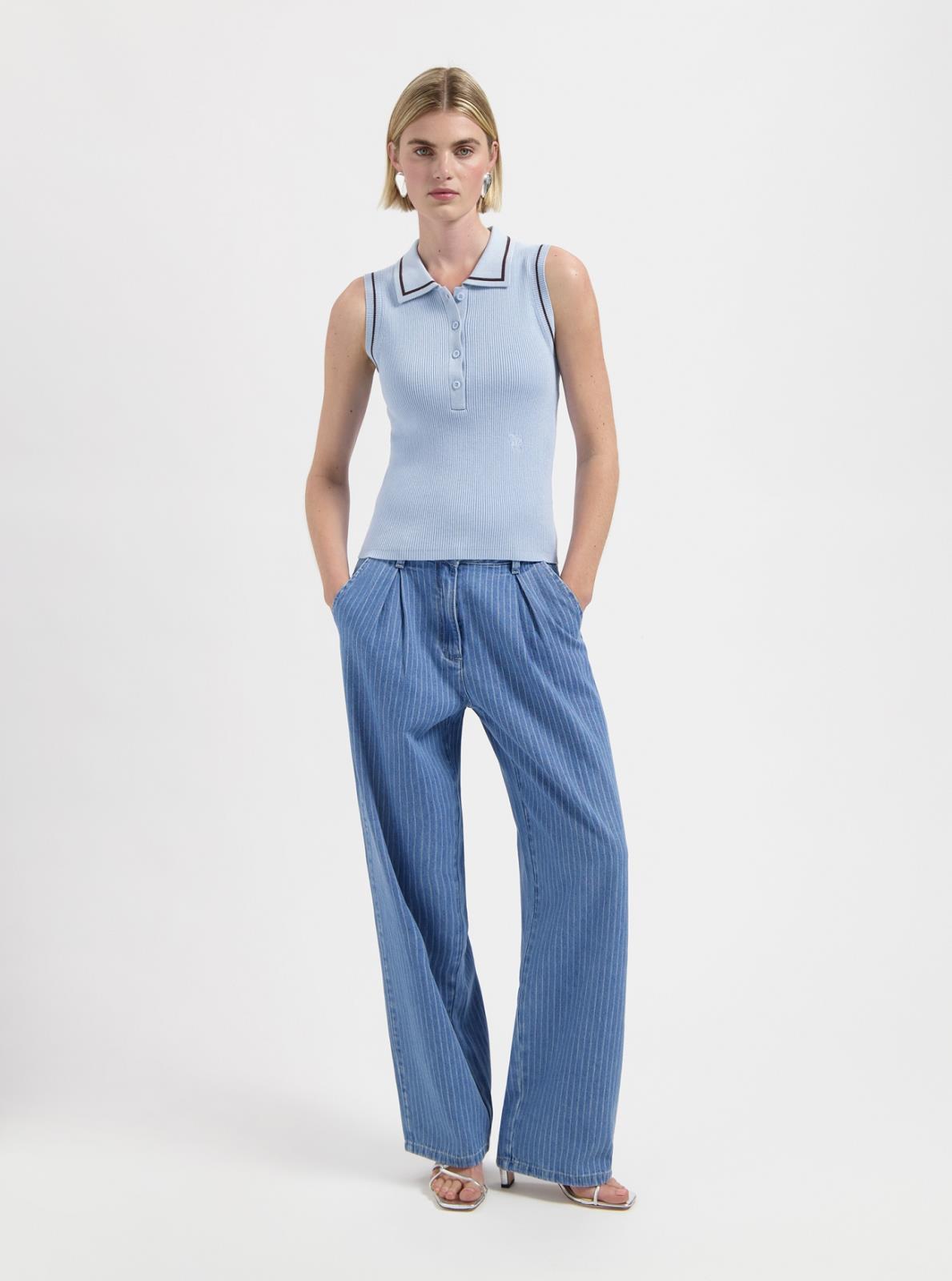 PULL ZM POLO L BLAUW