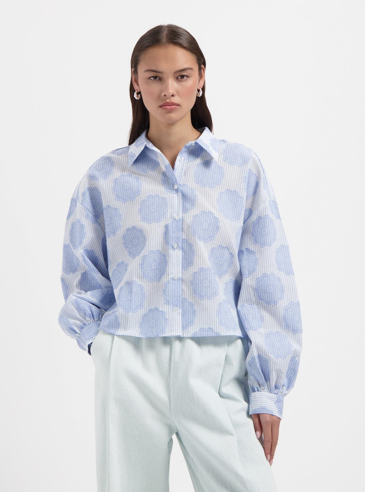 BLOES LM PRINT BLAUW