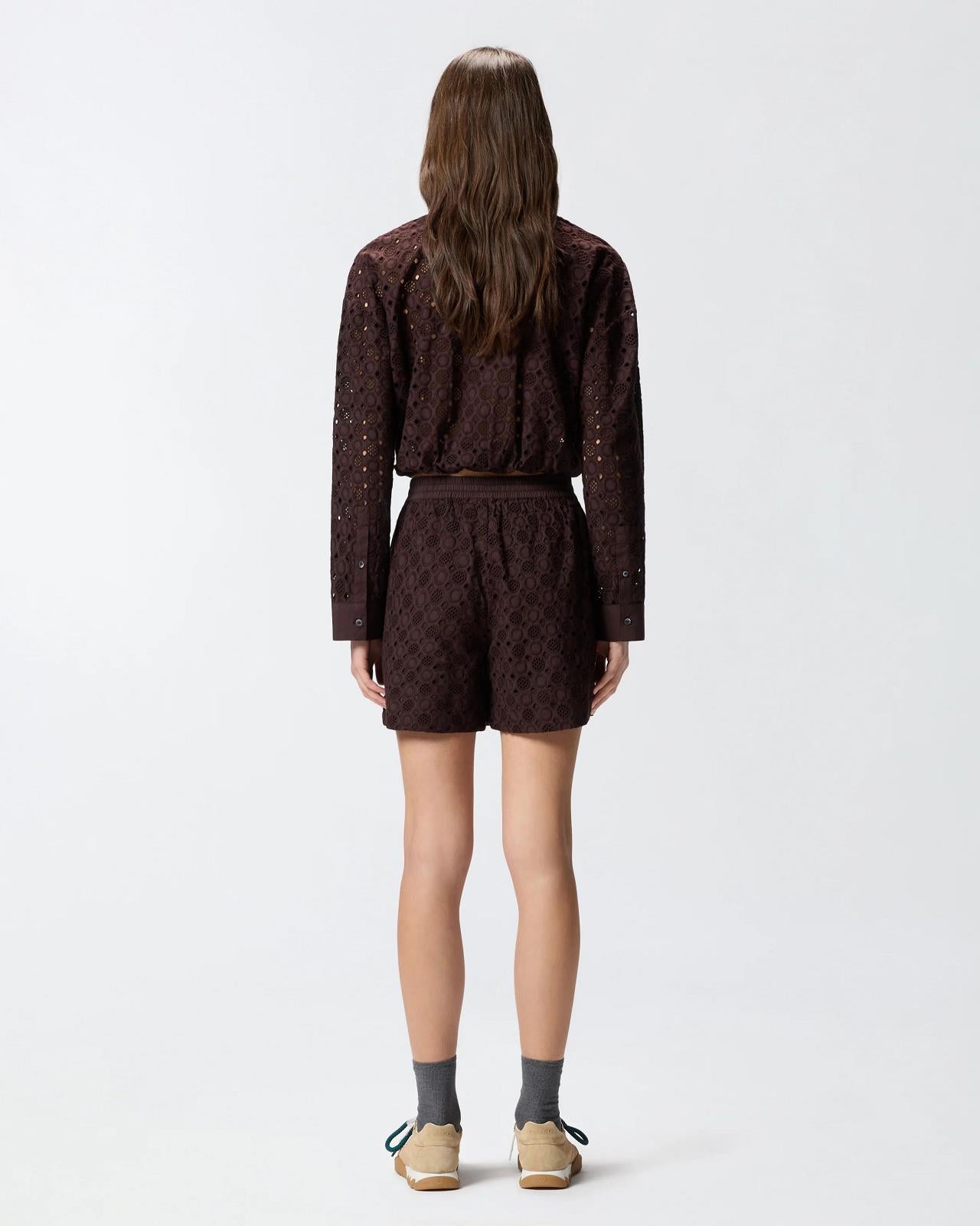SHORT BORDUUR BRUIN