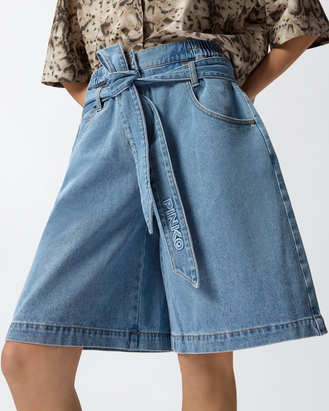 BERMUDA DENIM BLAUW