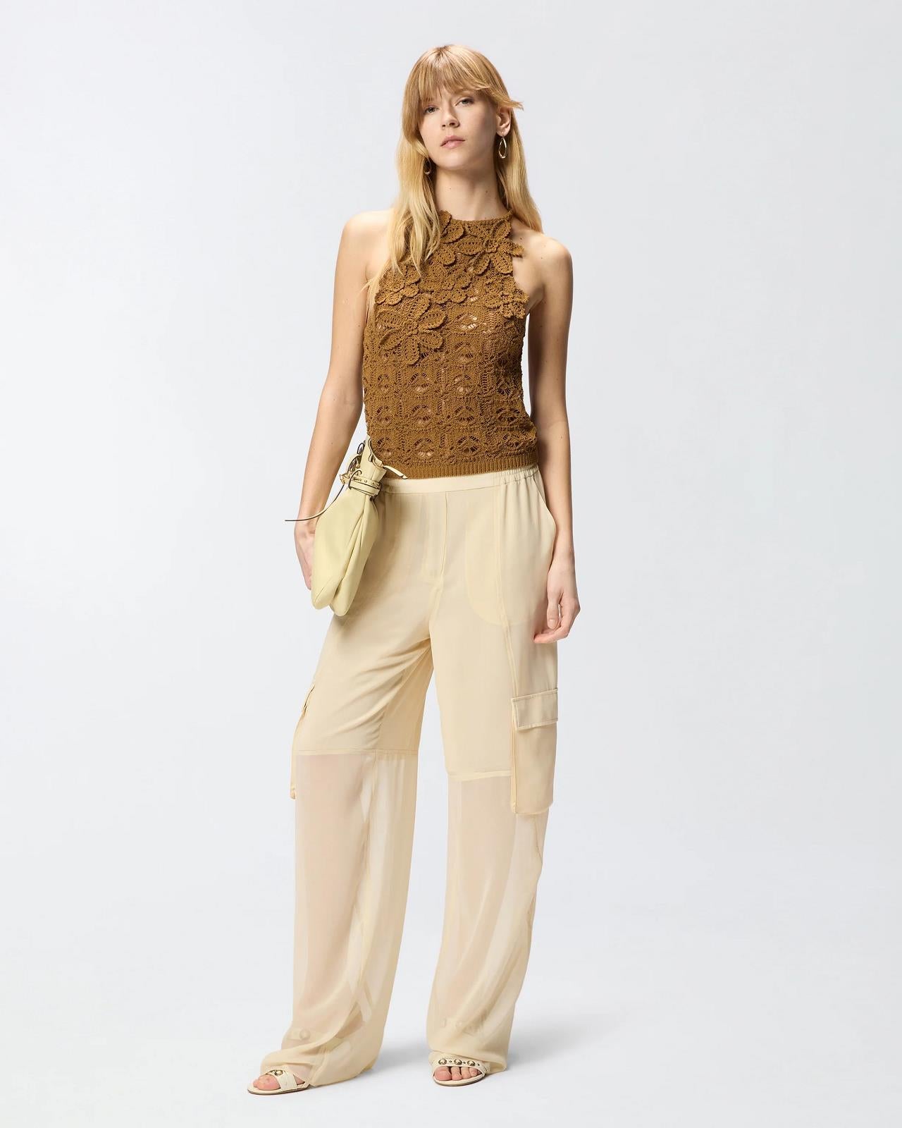 BROEK ZAKKEN BEIGE