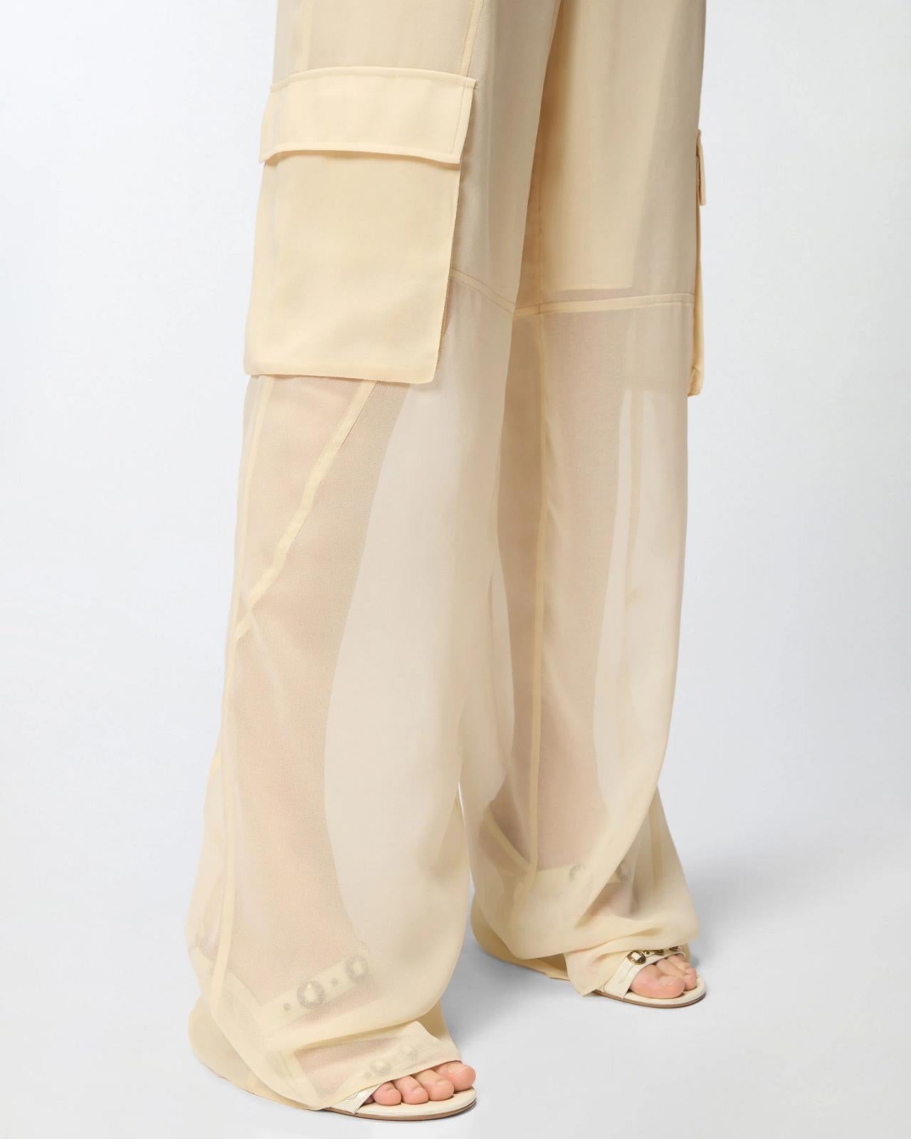 BROEK ZAKKEN BEIGE