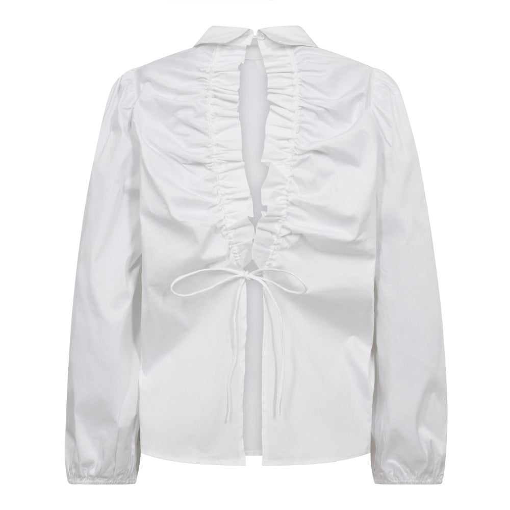 BLOUSE LS-*-UNI-WHITE