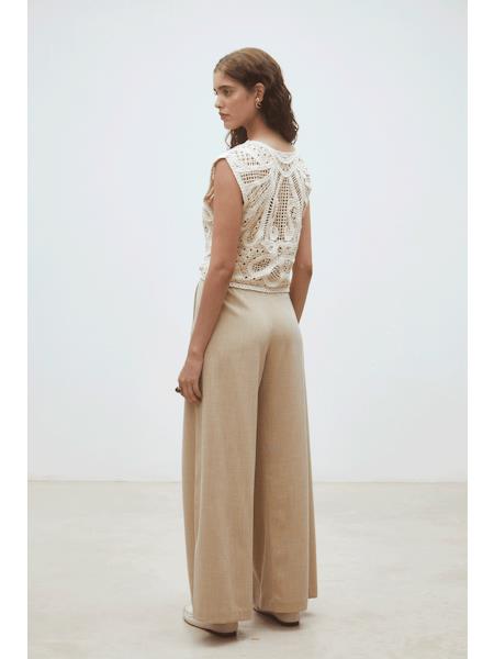 TOP CROCHET ECRU