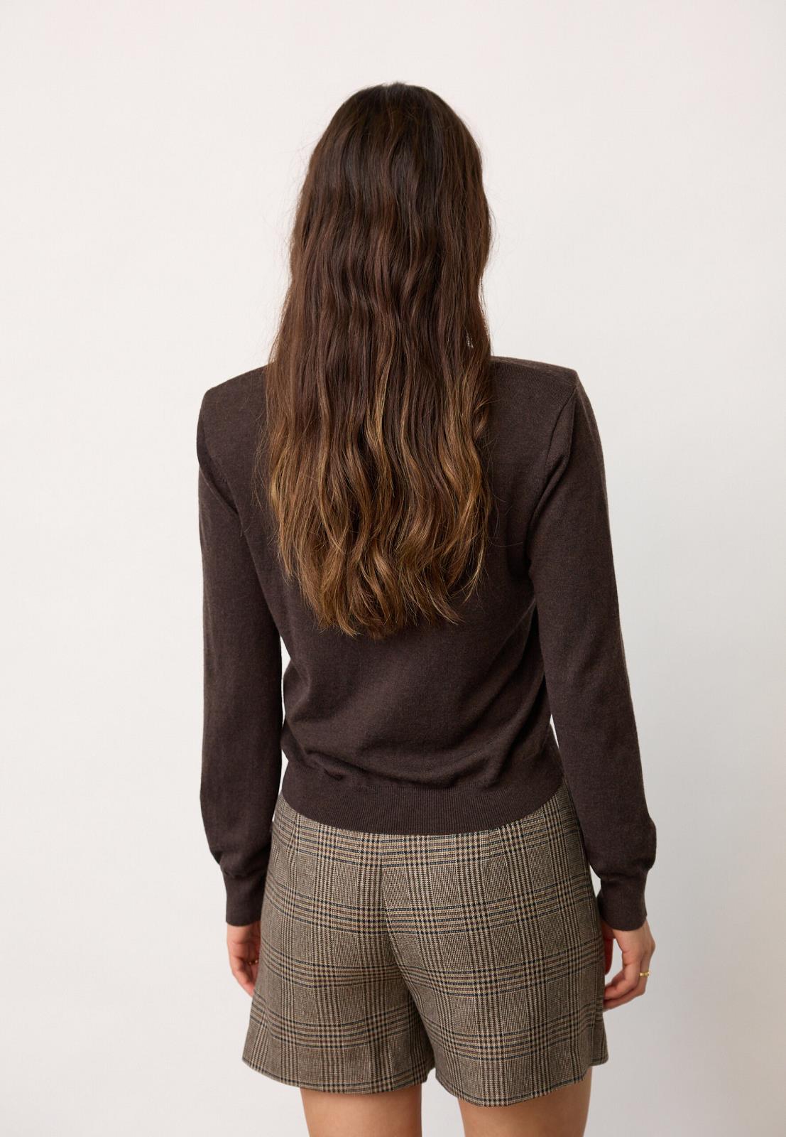 PULL/POLO LM BRUIN