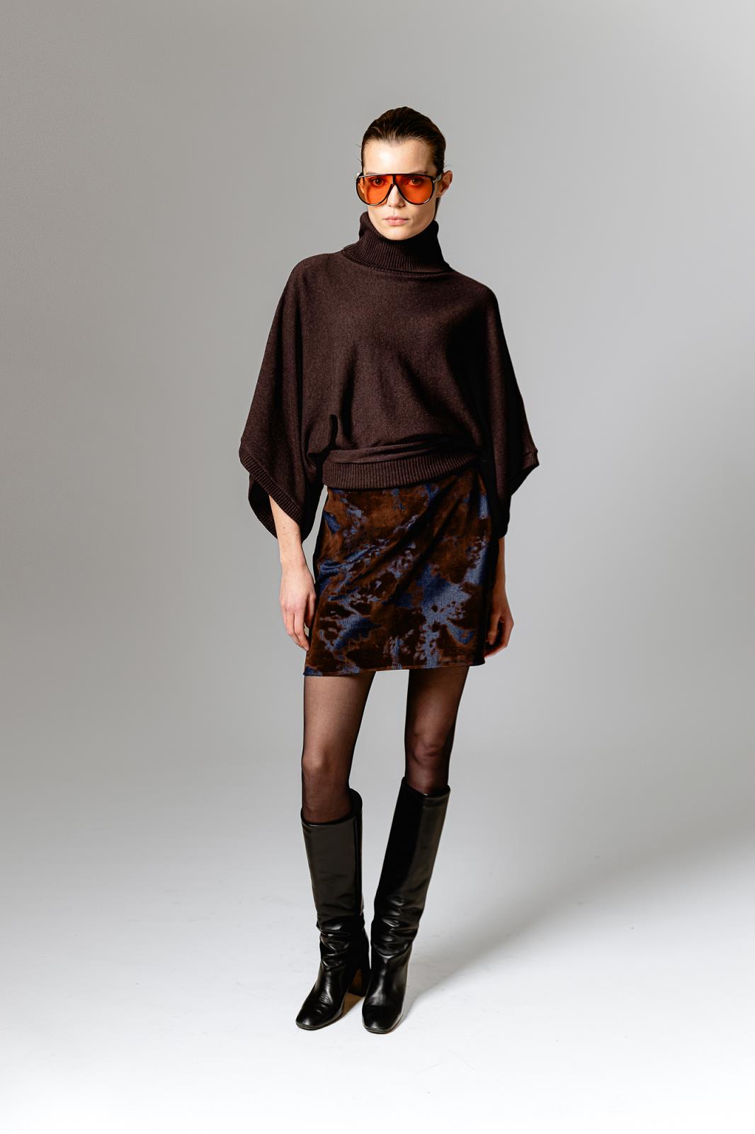 ROK PRINT BLAUW