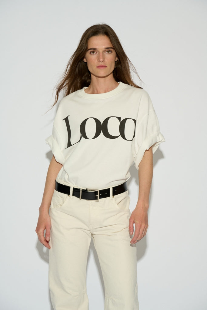 T-SHIRT KM ECRU+PRINT