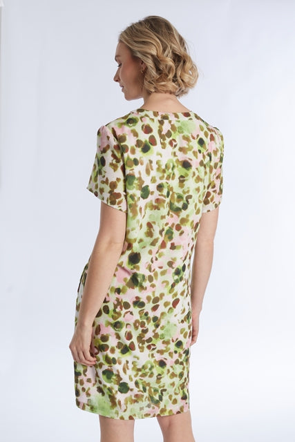 JURK KM PRINT LIME/ROZE