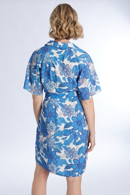 JURK KM PRINT BLAUW