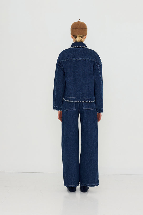 VEST DENIM UNI + PRINT