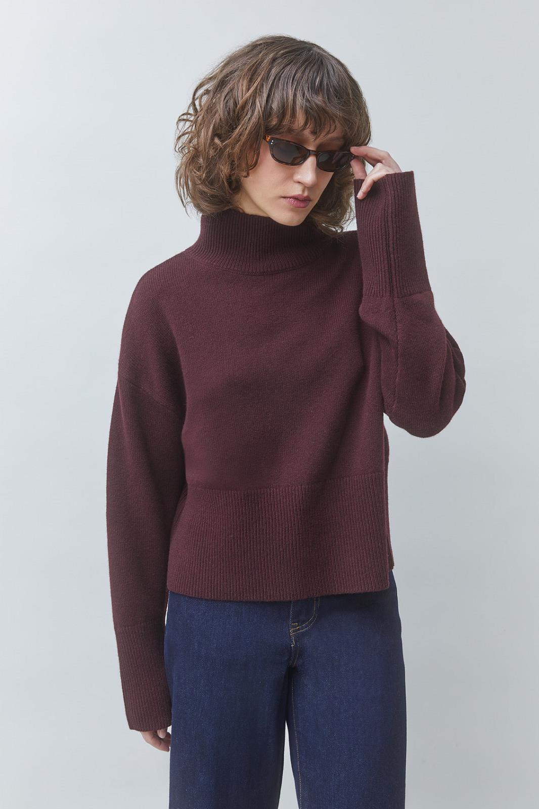 PULL KM TN UNI BORDEAUX