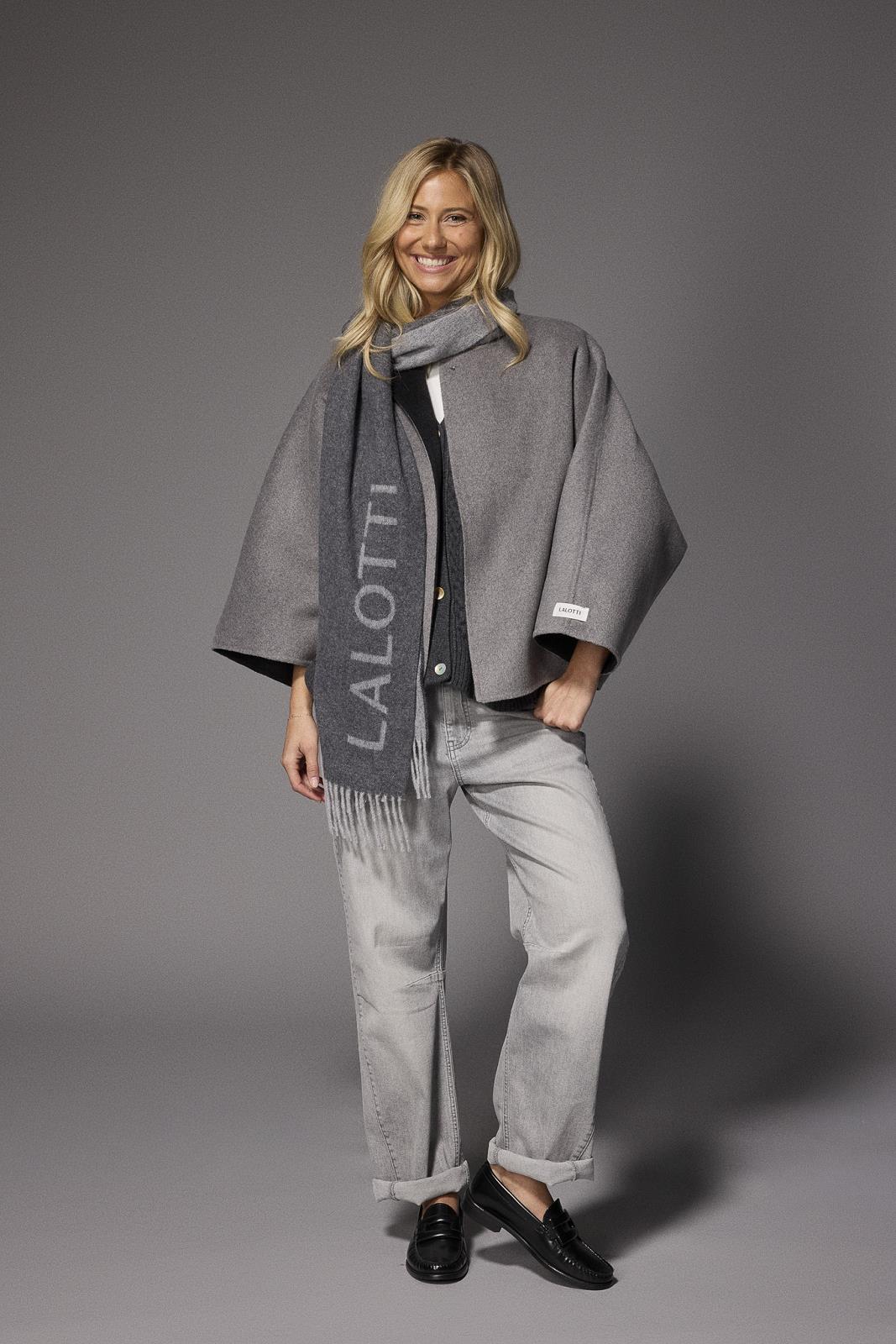 BROEK DENIM BARREL GRIJS